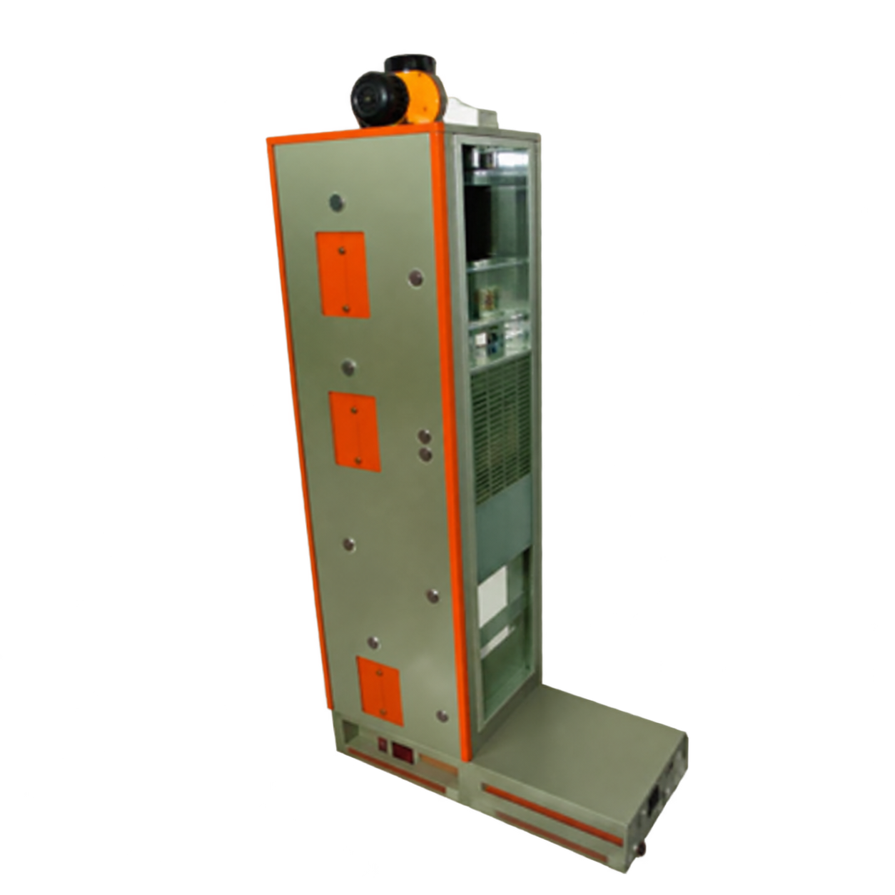 Model Lift 4 Lantai Berbasis PLC Transparan Versi 1