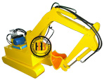 Model Hidrolik Aplikasi Excavator