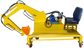 Model Hidrolik Aplikasi Excavator Roda
