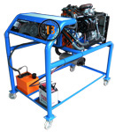 Gasoline Engine Trainer Stand EFI VVTi Avanza Biru