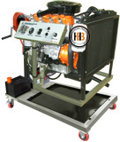 Diesel Engine Trainer Rotating Stand Isuzu Panther 2300cc Rotary With Gearbox