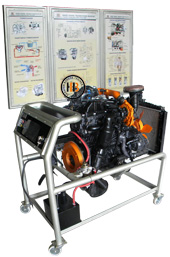 Diesel Engine Trainer Stand Hilux 2Kd-D4D Turbo Charger + Papan