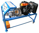 Diesel Engine Trainer Stand Hilux 2Lt Transmisi Manual Besi Kotak Biru