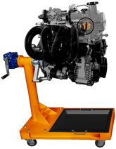 GASOLINE EFI ENGINE OVERHAUL WITH STAND ROTATION