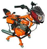Motorcycle Life Four Strokes Trainer Stand Sistem EFI Megapro