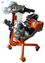 Motorcycle Life Four Strokes Trainer Stand Transmisi Automatic Spin