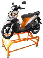 Motorcycle Life Four Strokes Trainer Stand Transmisi Automatic Sistem EFI Mio J Stand Utuh