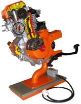 Motorcycle Four Strokes Engine Model Verza Whit Motor