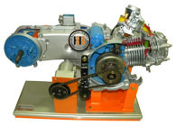 Motorcycle Four Strokes Engine Transmisi Automatic Live (With Motor Induksi)
