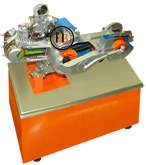 Motorcycle Four Strokes Engine Transmisi Automatic Model On Stand
