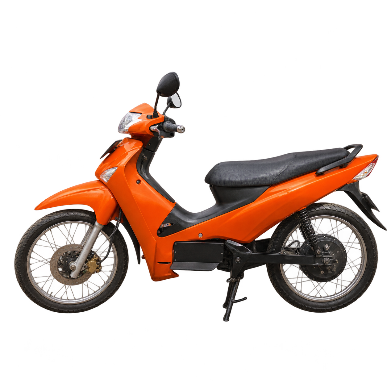 Konversi Honda Supra X menjadi Motor Listrik